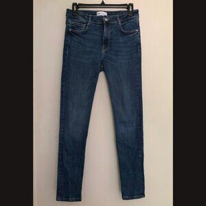 Zara blue skinny jeans size 8 excellent condition